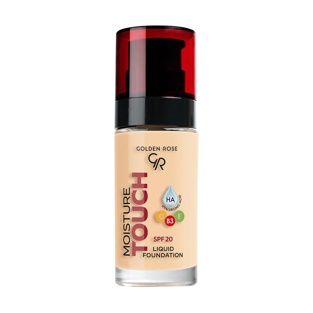 Тональний крем для обличчя Golden Rose Moisture Touch Liquid Foundation SPF 20, 104, 30 мл